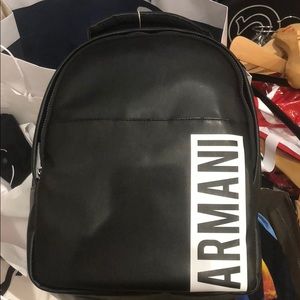 Armani Exchange backpacks low prices
